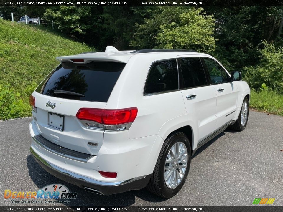 2017 Jeep Grand Cherokee Summit 4x4 Bright White / Indigo/Ski Gray Photo #6