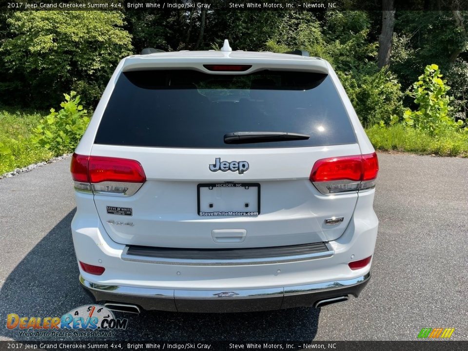 2017 Jeep Grand Cherokee Summit 4x4 Bright White / Indigo/Ski Gray Photo #7