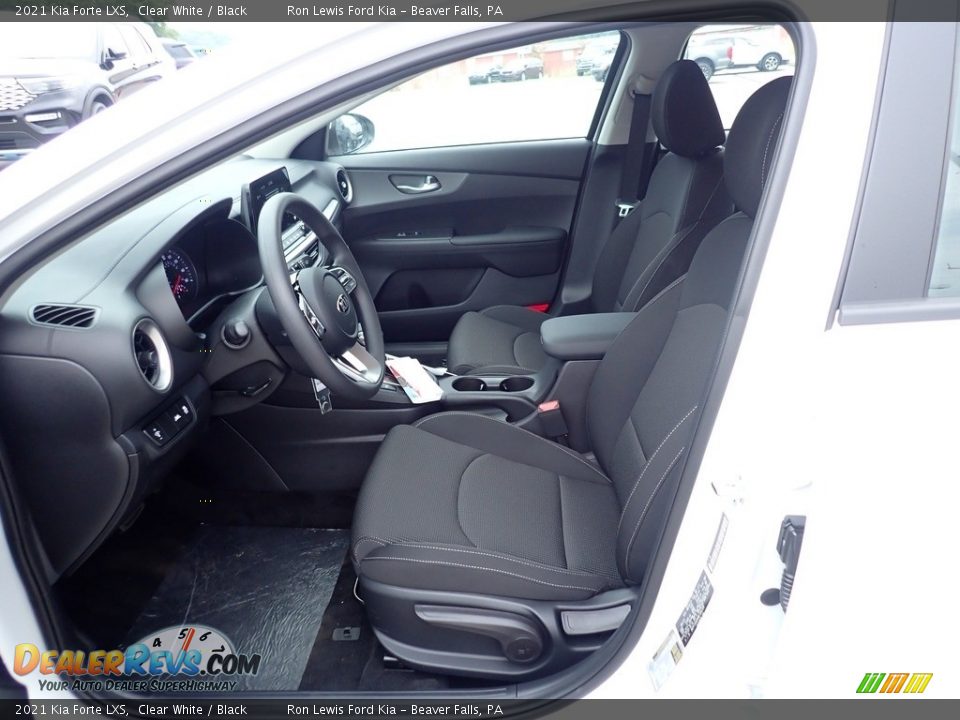 2021 Kia Forte LXS Clear White / Black Photo #13