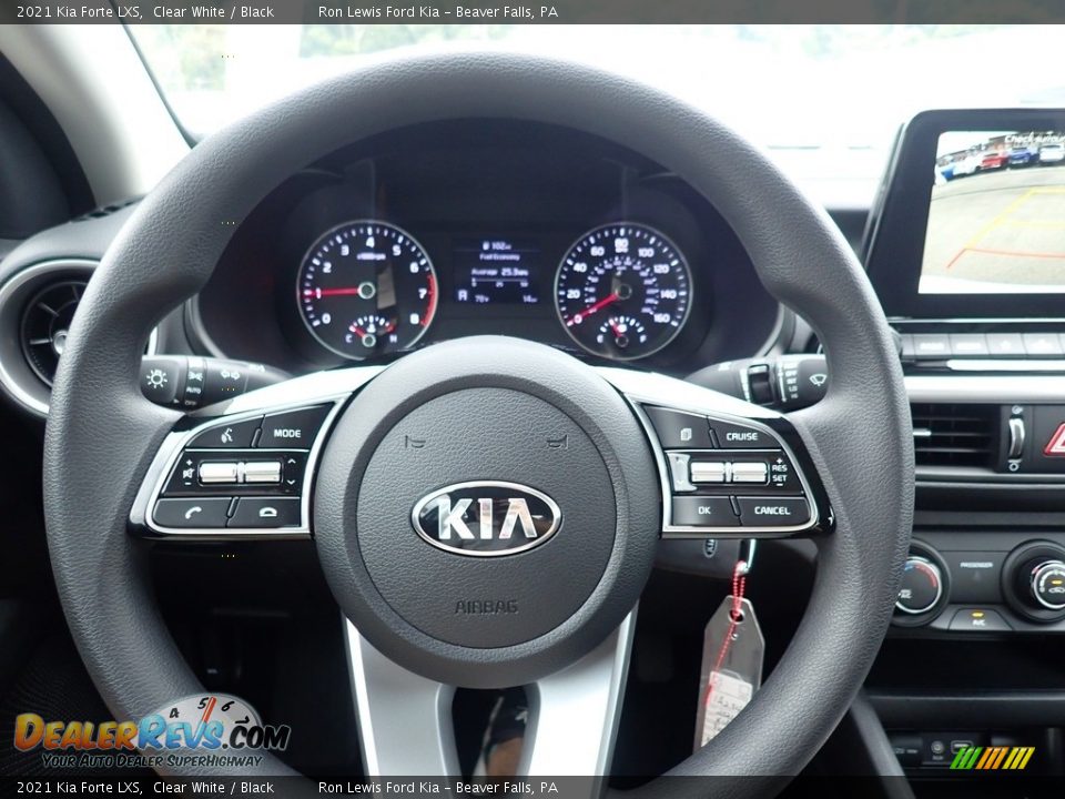 2021 Kia Forte LXS Clear White / Black Photo #18