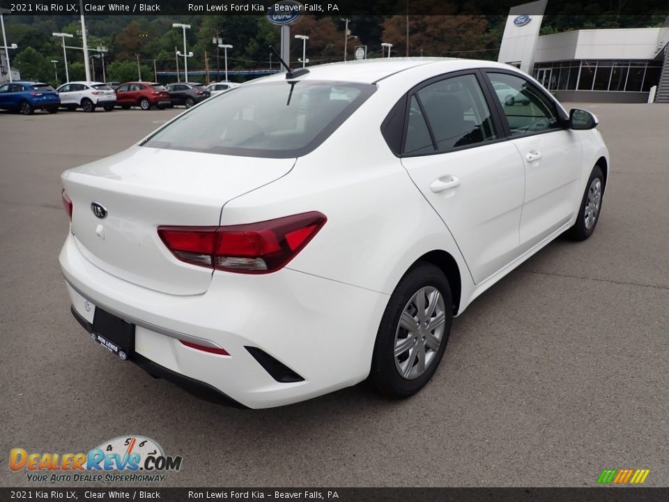 2021 Kia Rio LX Clear White / Black Photo #2