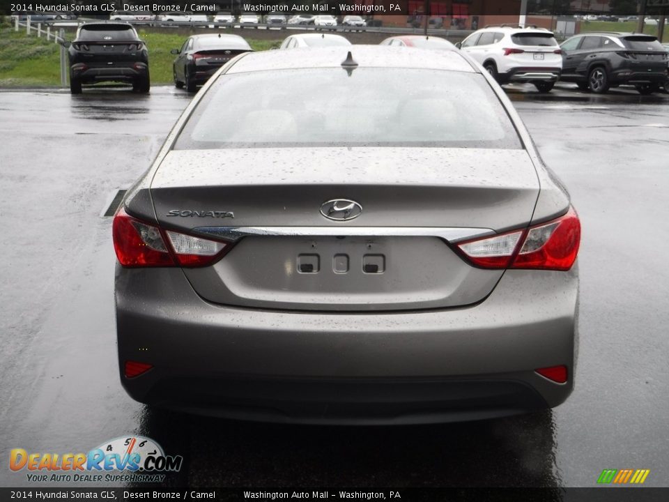 2014 Hyundai Sonata GLS Desert Bronze / Camel Photo #6