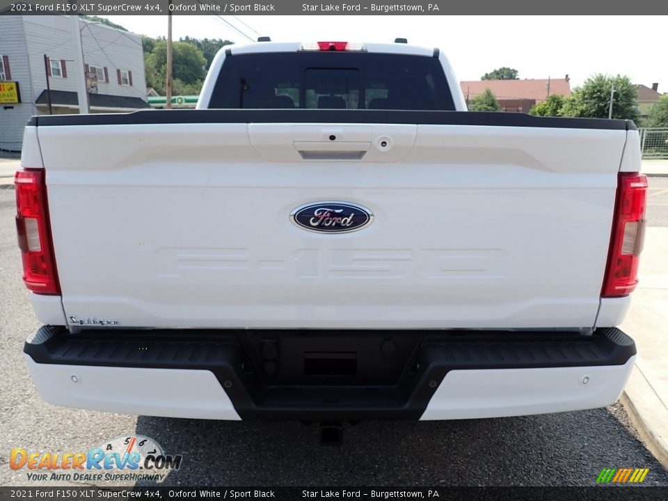 2021 Ford F150 XLT SuperCrew 4x4 Oxford White / Sport Black Photo #4