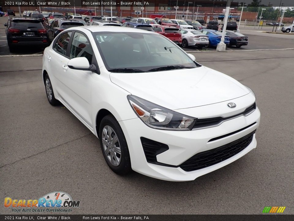 2021 Kia Rio LX Clear White / Black Photo #3