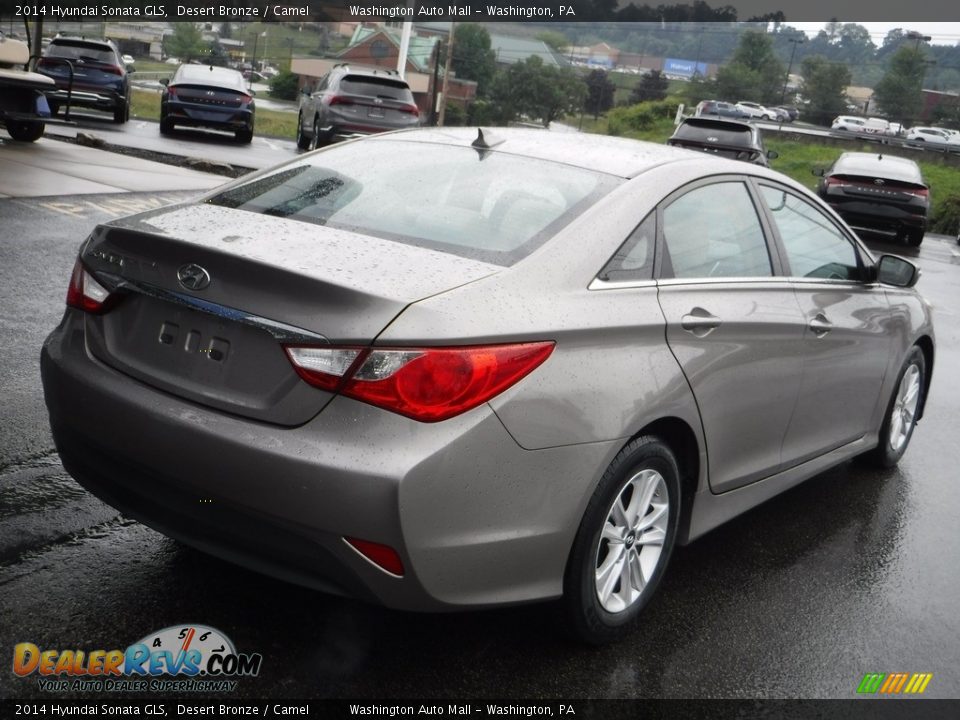 2014 Hyundai Sonata GLS Desert Bronze / Camel Photo #7