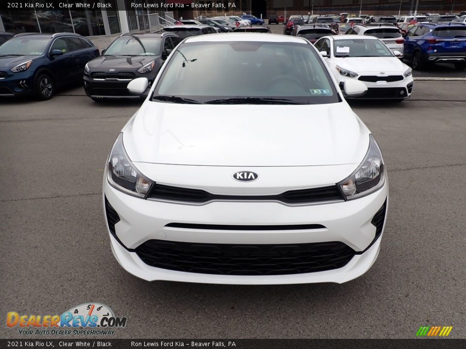 2021 Kia Rio LX Clear White / Black Photo #4