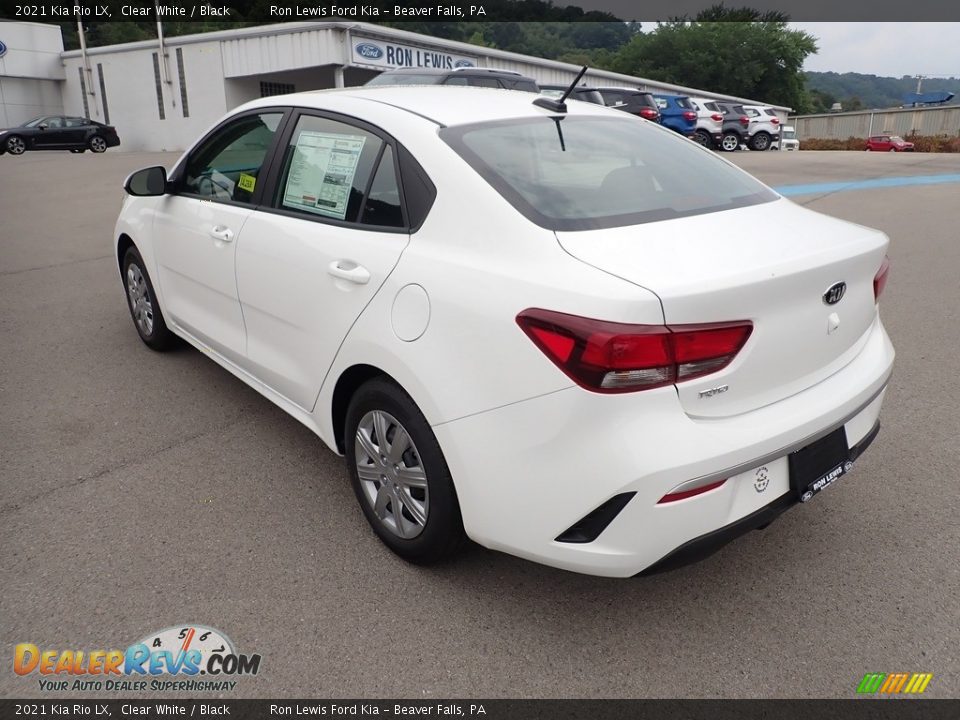 2021 Kia Rio LX Clear White / Black Photo #7