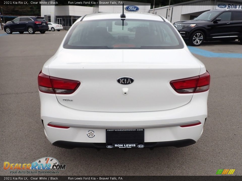 2021 Kia Rio LX Clear White / Black Photo #8