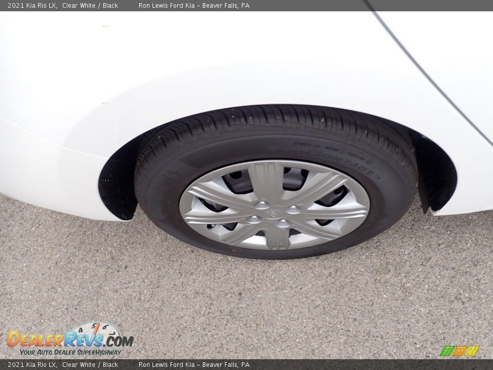 2021 Kia Rio LX Clear White / Black Photo #9