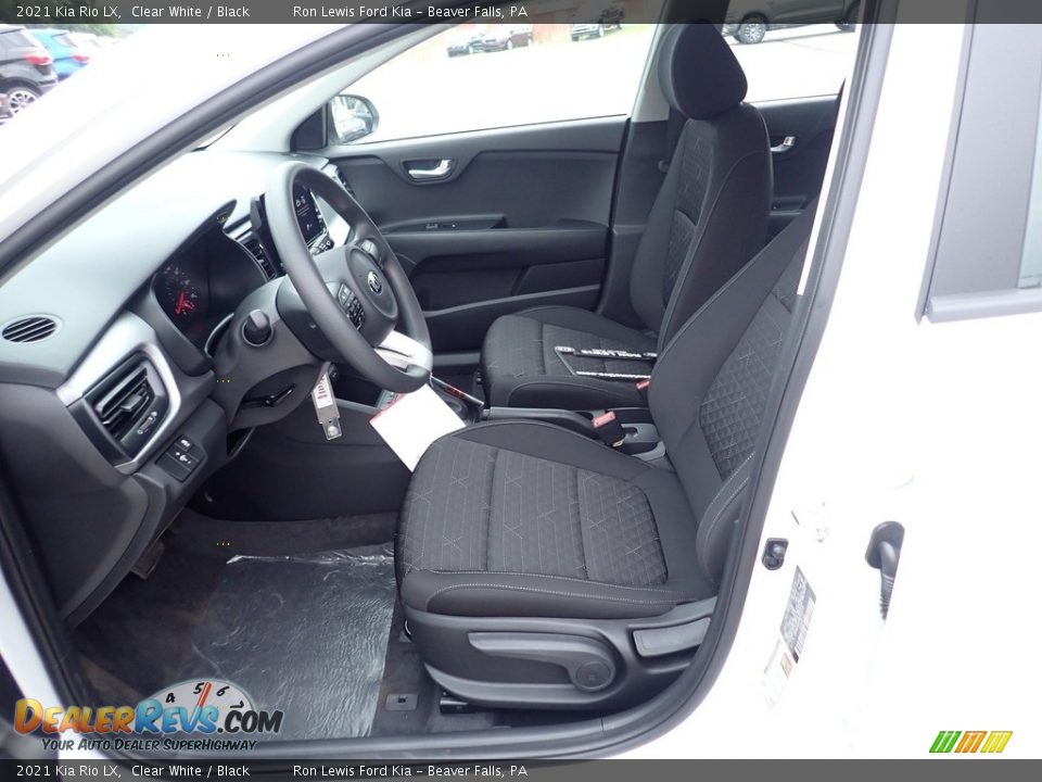 2021 Kia Rio LX Clear White / Black Photo #12