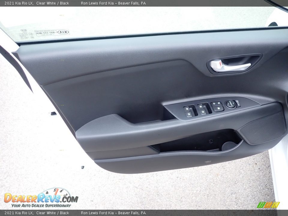 2021 Kia Rio LX Clear White / Black Photo #13