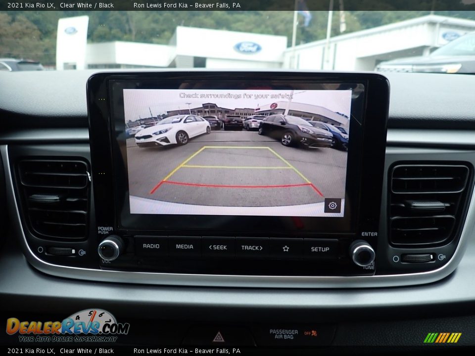 2021 Kia Rio LX Clear White / Black Photo #16