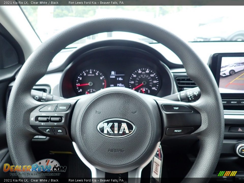 2021 Kia Rio LX Clear White / Black Photo #19