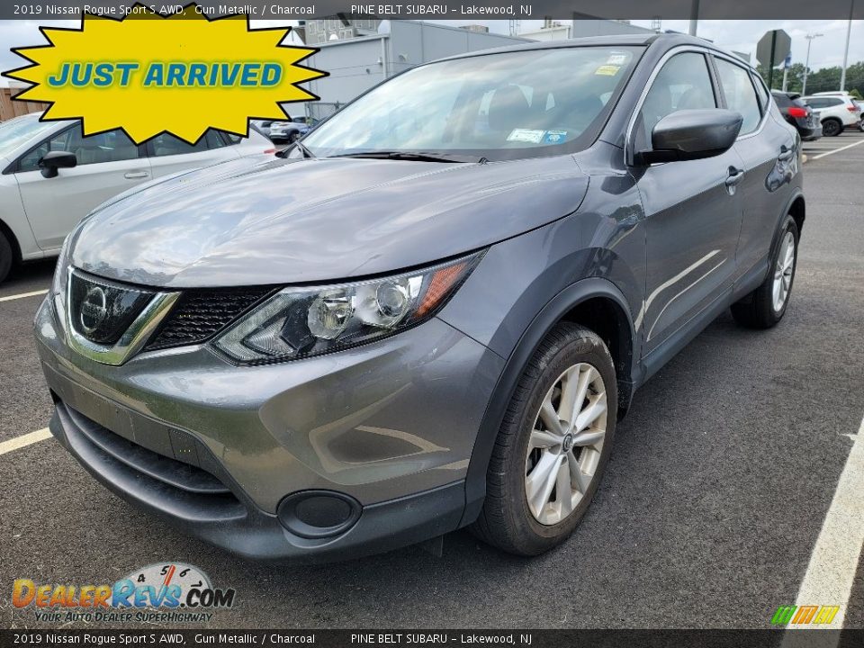 2019 Nissan Rogue Sport S AWD Gun Metallic / Charcoal Photo #1