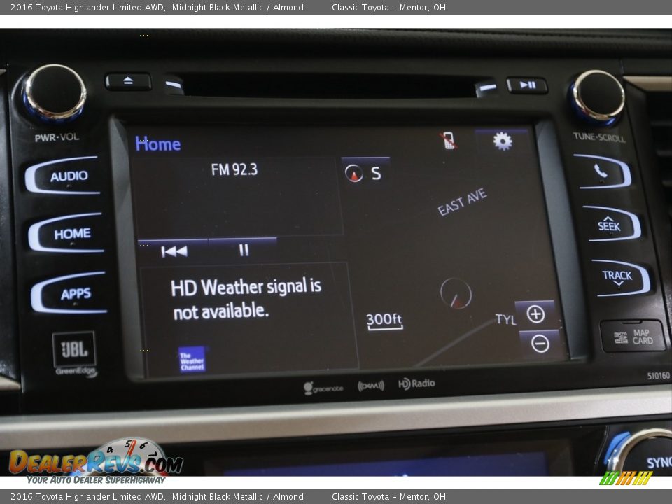 2016 Toyota Highlander Limited AWD Midnight Black Metallic / Almond Photo #10
