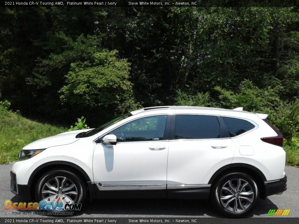 2021 Honda CR-V Touring AWD Platinum White Pearl / Ivory Photo #1