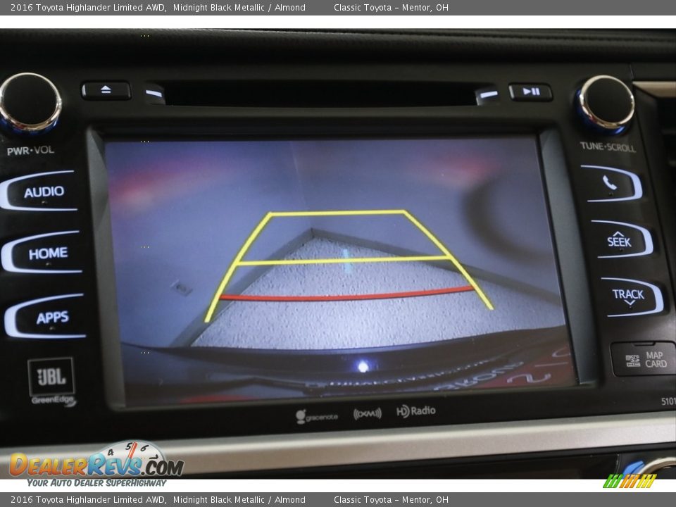 2016 Toyota Highlander Limited AWD Midnight Black Metallic / Almond Photo #12