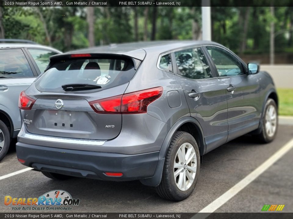 2019 Nissan Rogue Sport S AWD Gun Metallic / Charcoal Photo #4