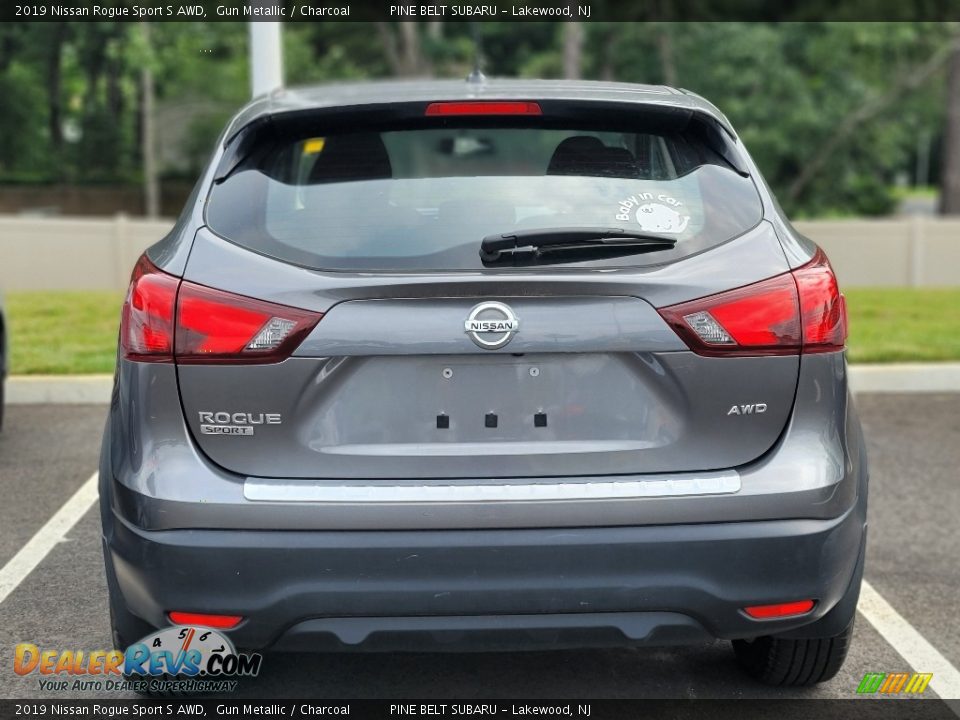 2019 Nissan Rogue Sport S AWD Gun Metallic / Charcoal Photo #5