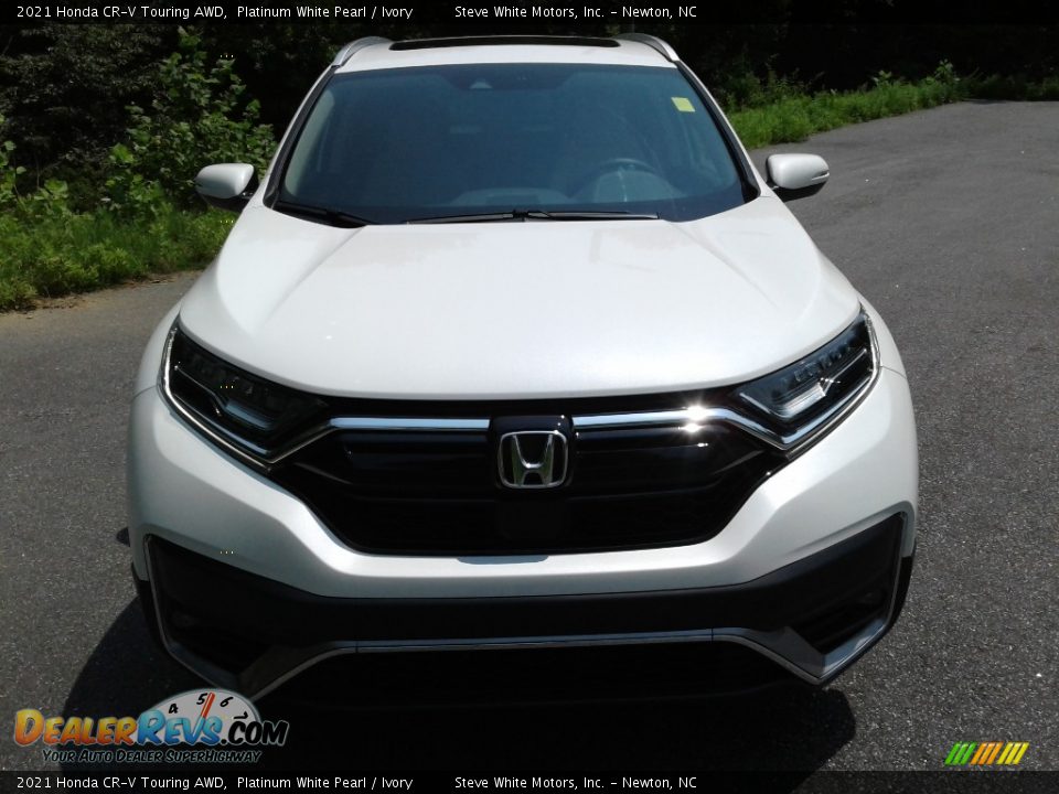 2021 Honda CR-V Touring AWD Platinum White Pearl / Ivory Photo #4