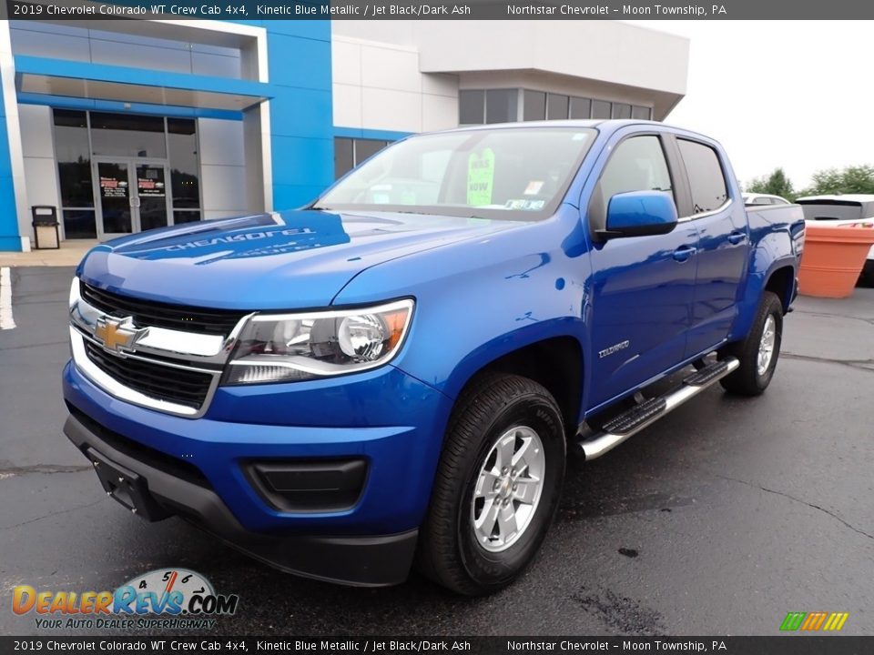 2019 Chevrolet Colorado WT Crew Cab 4x4 Kinetic Blue Metallic / Jet Black/Dark Ash Photo #2