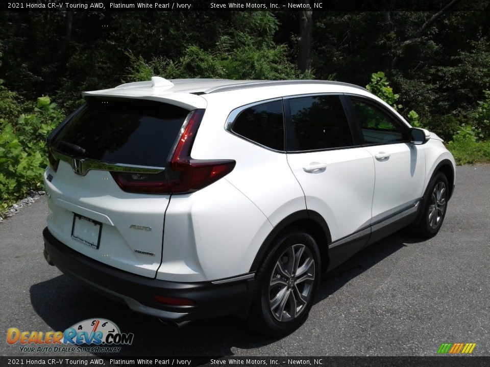 2021 Honda CR-V Touring AWD Platinum White Pearl / Ivory Photo #7