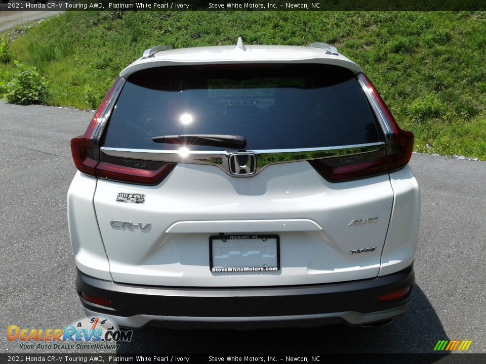 2021 Honda CR-V Touring AWD Platinum White Pearl / Ivory Photo #8