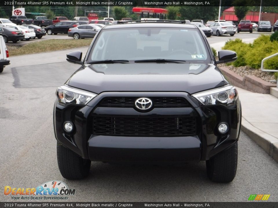 2019 Toyota 4Runner SR5 Premium 4x4 Midnight Black metallic / Graphite Photo #10