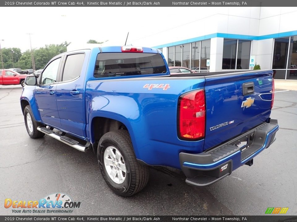 2019 Chevrolet Colorado WT Crew Cab 4x4 Kinetic Blue Metallic / Jet Black/Dark Ash Photo #4