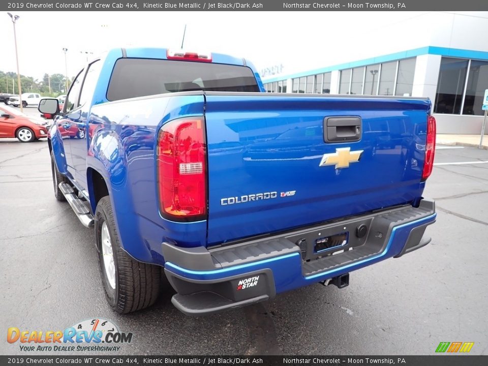 2019 Chevrolet Colorado WT Crew Cab 4x4 Kinetic Blue Metallic / Jet Black/Dark Ash Photo #5