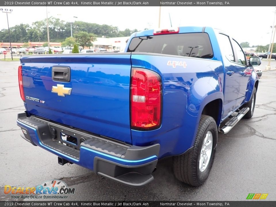 2019 Chevrolet Colorado WT Crew Cab 4x4 Kinetic Blue Metallic / Jet Black/Dark Ash Photo #7