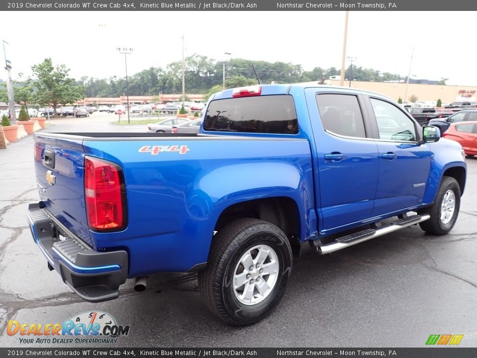 2019 Chevrolet Colorado WT Crew Cab 4x4 Kinetic Blue Metallic / Jet Black/Dark Ash Photo #8