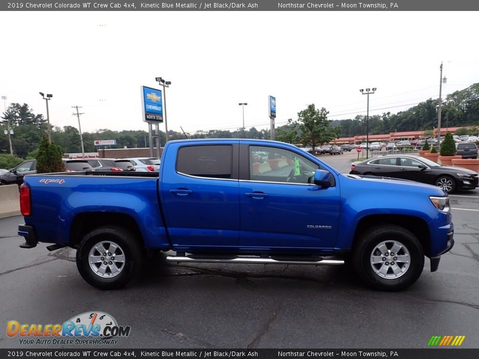 2019 Chevrolet Colorado WT Crew Cab 4x4 Kinetic Blue Metallic / Jet Black/Dark Ash Photo #9