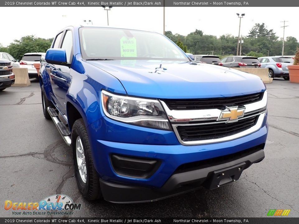 2019 Chevrolet Colorado WT Crew Cab 4x4 Kinetic Blue Metallic / Jet Black/Dark Ash Photo #11