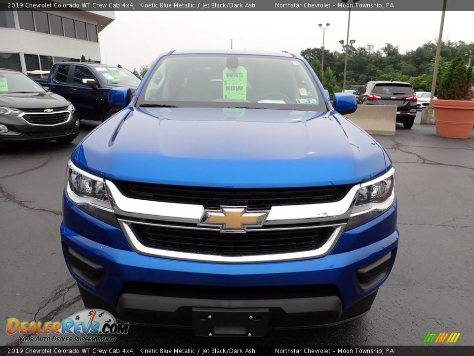 2019 Chevrolet Colorado WT Crew Cab 4x4 Kinetic Blue Metallic / Jet Black/Dark Ash Photo #12