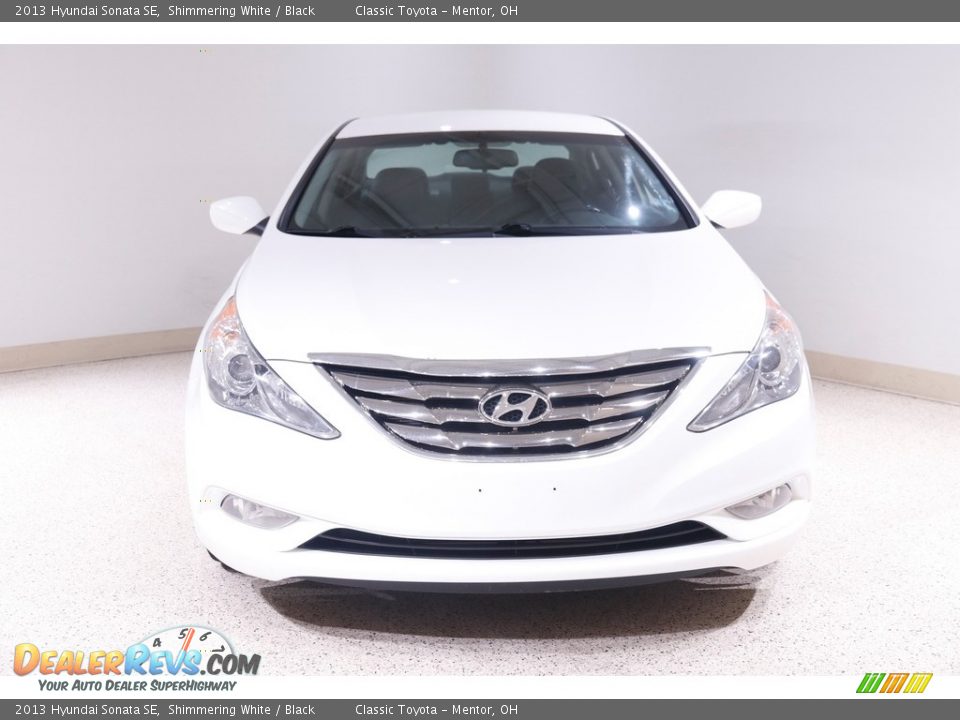 2013 Hyundai Sonata SE Shimmering White / Black Photo #2