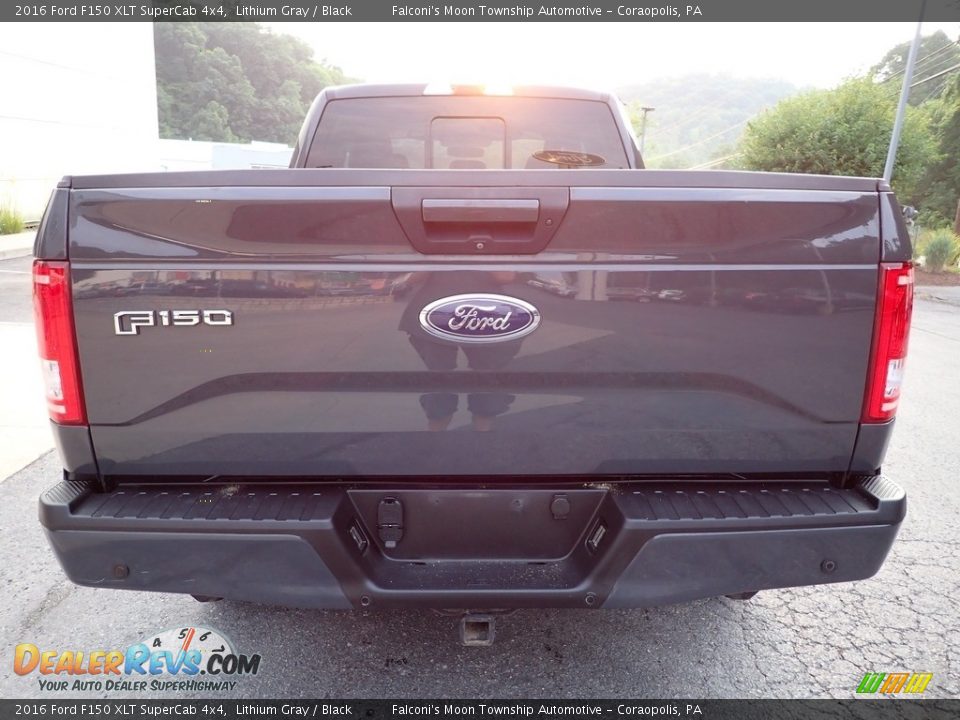 2016 Ford F150 XLT SuperCab 4x4 Lithium Gray / Black Photo #3