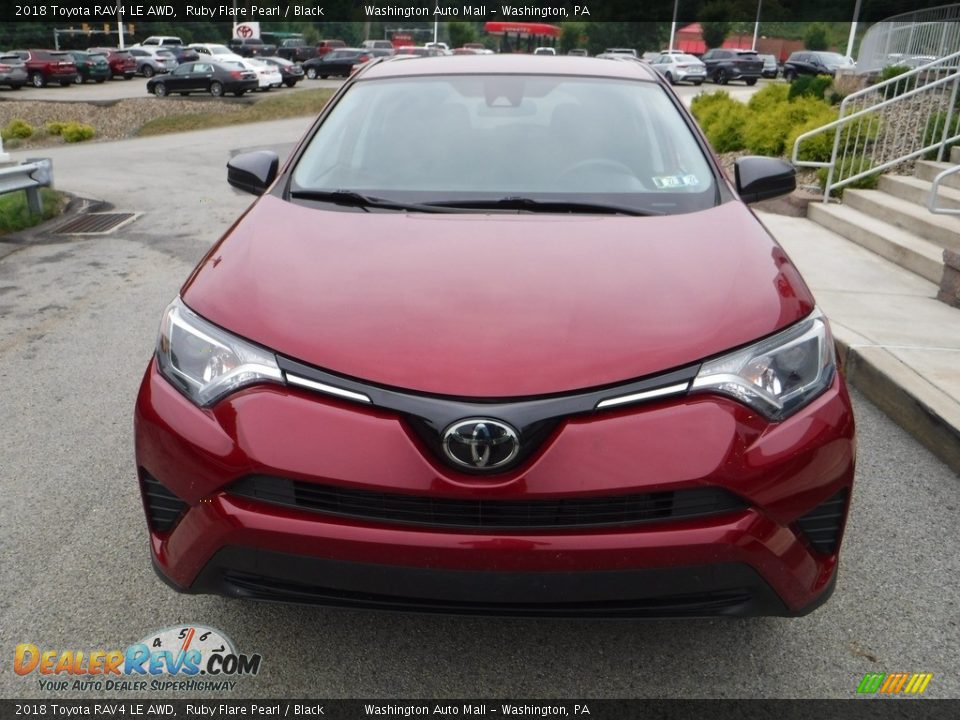 2018 Toyota RAV4 LE AWD Ruby Flare Pearl / Black Photo #5