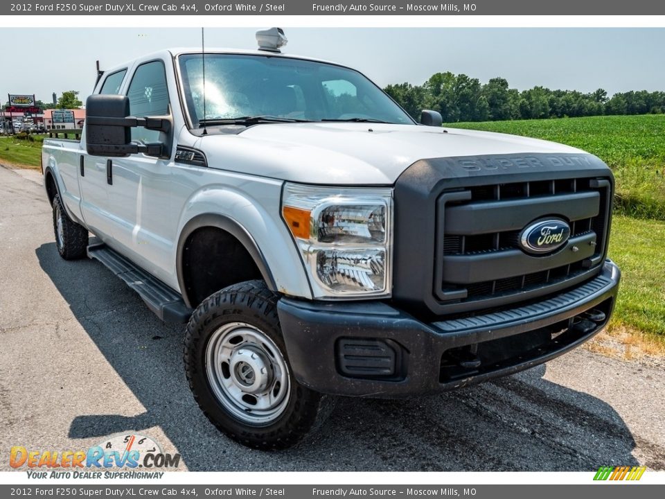 2012 Ford F250 Super Duty XL Crew Cab 4x4 Oxford White / Steel Photo #1