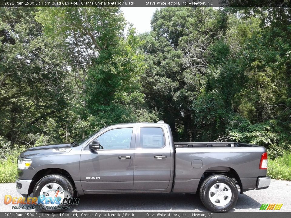 Granite Crystal Metallic 2021 Ram 1500 Big Horn Quad Cab 4x4 Photo #1