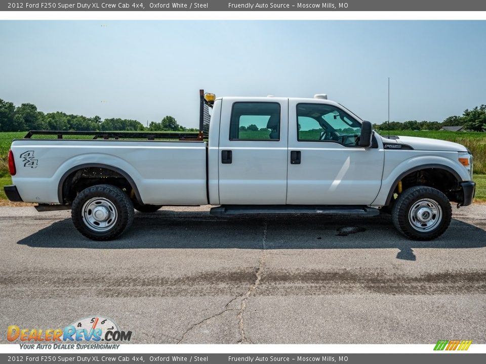 2012 Ford F250 Super Duty XL Crew Cab 4x4 Oxford White / Steel Photo #3