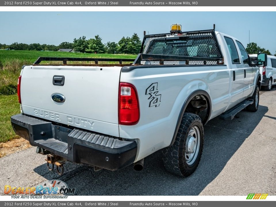 2012 Ford F250 Super Duty XL Crew Cab 4x4 Oxford White / Steel Photo #4