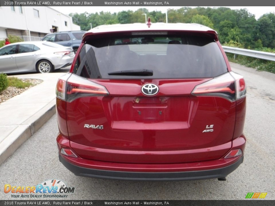 2018 Toyota RAV4 LE AWD Ruby Flare Pearl / Black Photo #10