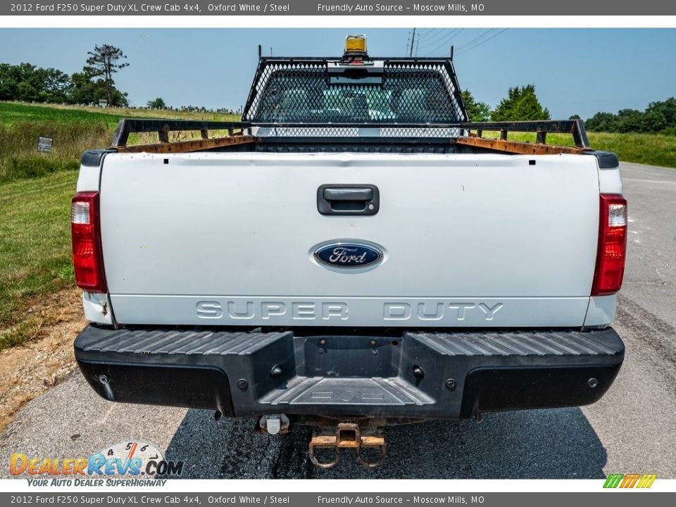 2012 Ford F250 Super Duty XL Crew Cab 4x4 Oxford White / Steel Photo #5