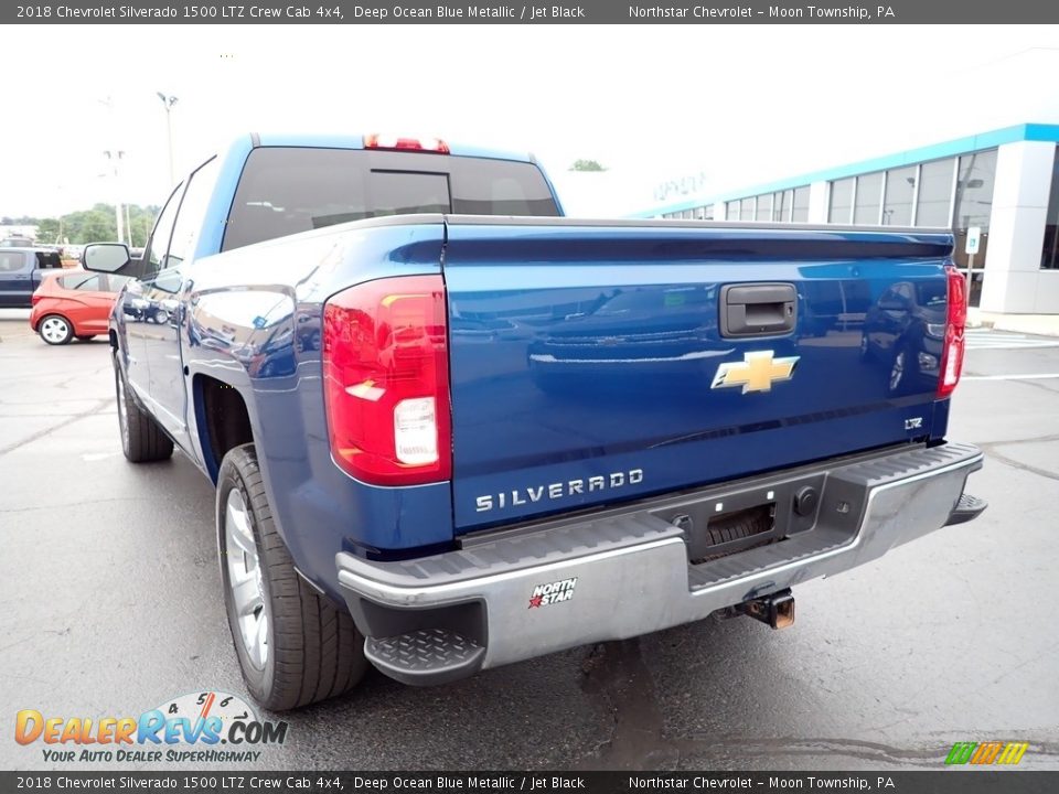 2018 Chevrolet Silverado 1500 LTZ Crew Cab 4x4 Deep Ocean Blue Metallic / Jet Black Photo #5