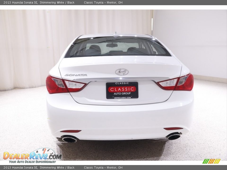 2013 Hyundai Sonata SE Shimmering White / Black Photo #16