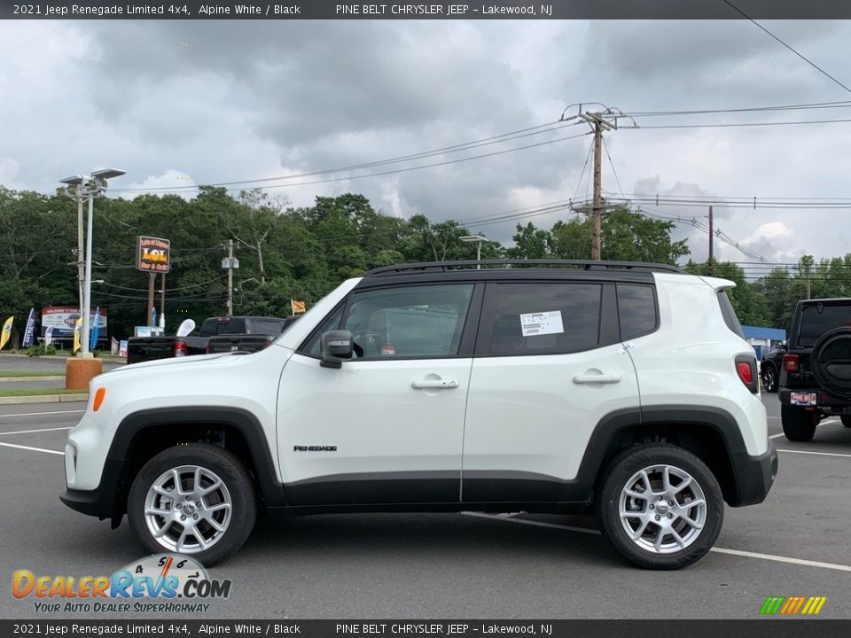 Alpine White 2021 Jeep Renegade Limited 4x4 Photo #4