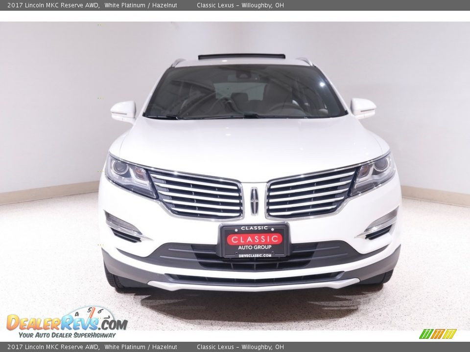 2017 Lincoln MKC Reserve AWD White Platinum / Hazelnut Photo #2