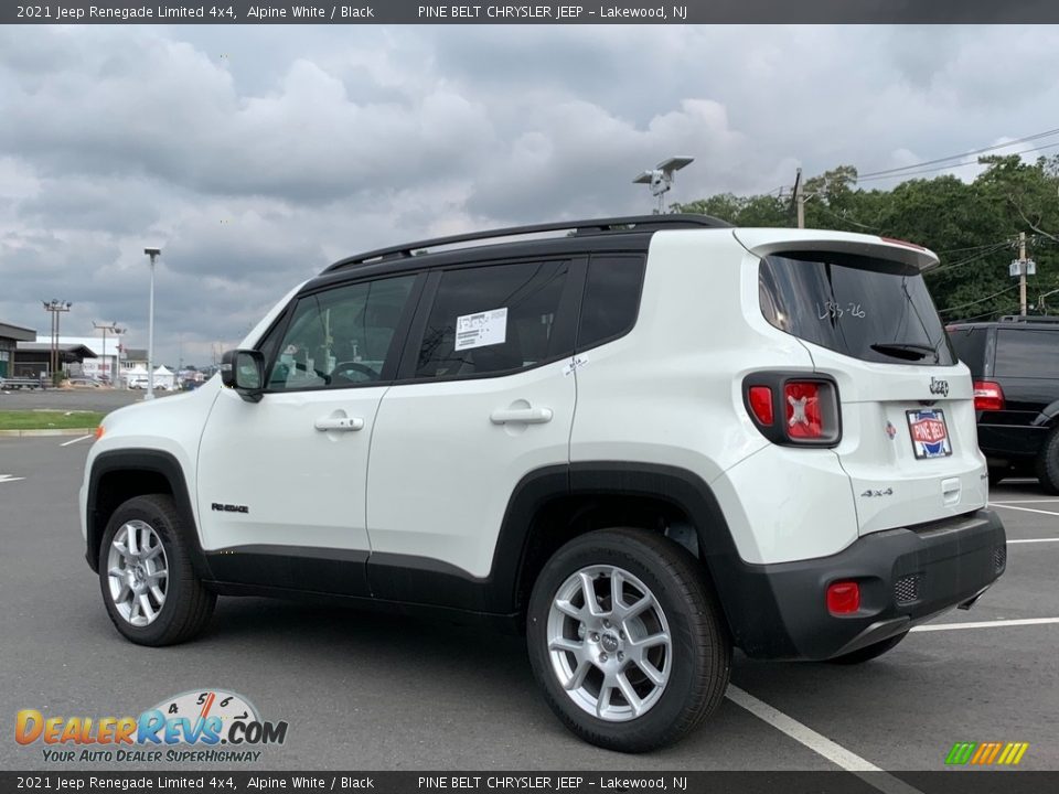 2021 Jeep Renegade Limited 4x4 Alpine White / Black Photo #6