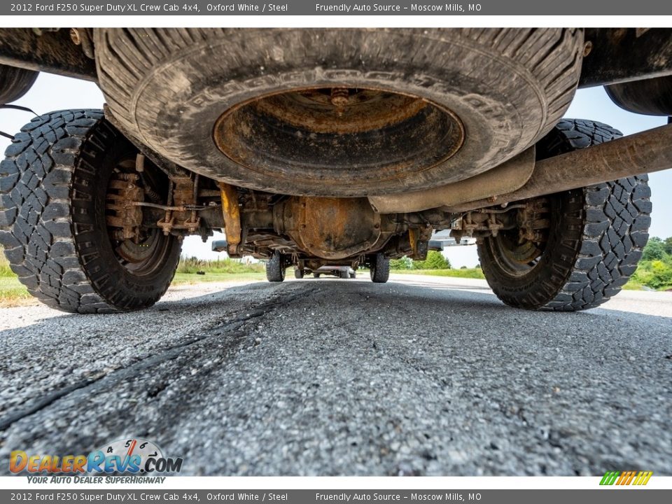 2012 Ford F250 Super Duty XL Crew Cab 4x4 Oxford White / Steel Photo #13